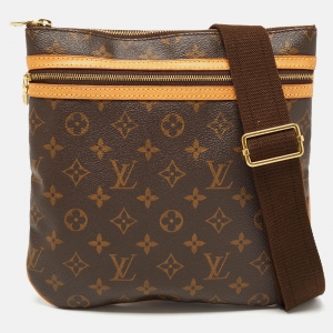 Pre Owned Louis Vuitton Monogram Canvas Pochette Bosphore Messenger Bag