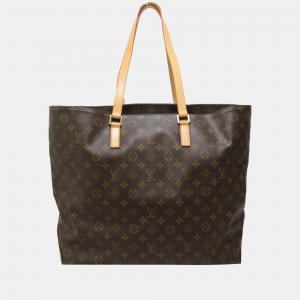 Louis Vuitton Brown Canvas Monogram Cabas Alto Bag