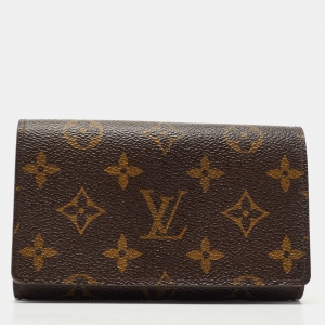  Louis Vuitton Monogram Canvas Porte-Monnaie Tresor Wallet
