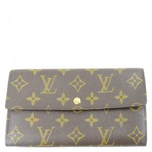 Louis Vuitton Monogram Canvas Sarah Continental Wallet