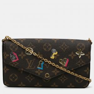 Pre Owned Louis Vuitton Monogram Love Lock Pochette Felicie
