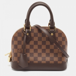 Pre Owned Louis Vuitton Damier Ebene Canvas Alma BB Bag