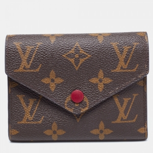 Louis Vuitton Aurore Monogram Canvas Victorine Compact Wallet