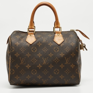 Pre Owned Louis Vuitton Monogram Canvas Speedy 25 Bag