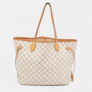 Louis Vuitton Damier Azur Canvas Neverfull MM Bag