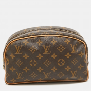 Pre Owned Louis Vuitton Monogram Canvas Trousse Toiletry Pouch 25