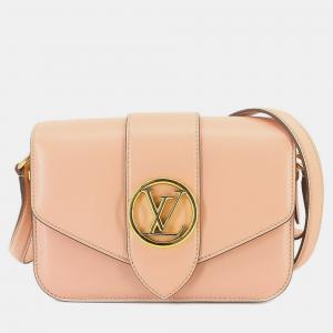Louis Vuitton Leather LV Pont 9 Bag 