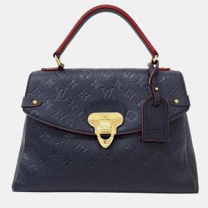 Louis Vuitton Navy Blue Monogram Empreinte Leather Georges MM Tote Bag