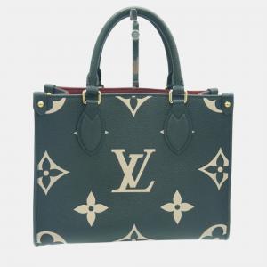 Louis Vuitton Bicolour Leather Small Onthego Tote