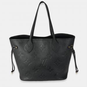 Louis Vuitton Black Empreinte Neverfull MM bag