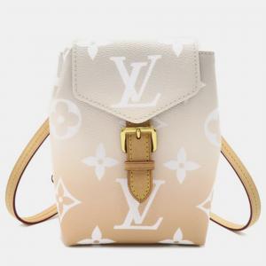 Louis Vuitton Mist Gray Giant Monogram Coated Canvas By The Pool Backpack 