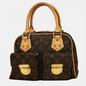 Louis Vuitton Brown Canvas Manhattan PM handbag