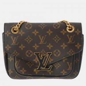Louis Vuitton Brown Canvas Monogram Passy Shoulder Bag