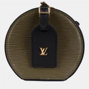 Louis Vuitton Epi Mini Boite Chapeau - '10s Khaki Calfskin