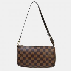 Louis Vuitton Brown Canvas  Pochette Accessoires Shoulder Bag