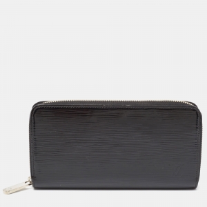 Louis Vuitton Black Epi Electric Leather Zippy Wallet