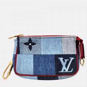 Louis Vuitton denim micro Pochette Accessua Bag