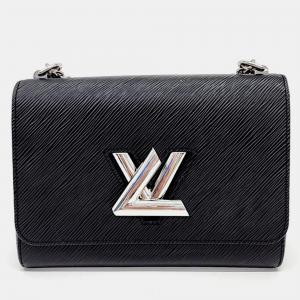Louis Vuitton Black Epi Leather Twist MM Shoulder Bag 