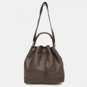 Louis Vuitton Brown Haute Maroquinerie Chèvre Noe GM Shoulder Bag
