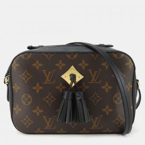 Louis Vuitton Noir Monogram Canvas and Leather Saintonge Shoulder Bag