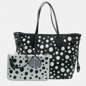 Louis Vuitton Monogram Giant Empreinte Infinity Dots Neverfull MM with clutch