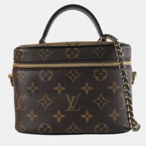 Louis Vuitton Brown Monogram Canvas Vanity PM Top Handle Bag