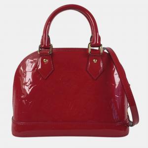 Louis Vuitton Pink Monogram Vernis Leather Alma BB Bag