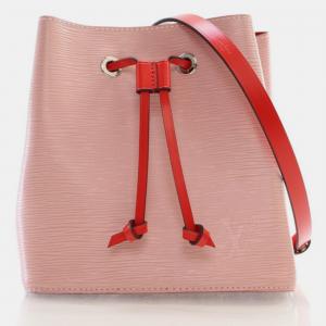 Louis Vuitton Pink/Red Epi Leather NeoNoe BB Bucket Bag