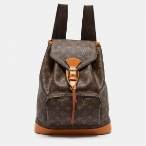 Pre Owned Louis Vuitton Monogram Canvas Montsouris GM Bag