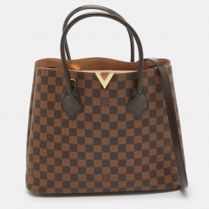 Pre Owned Louis Vuitton Damier Ebene Canvas Kensington Bag