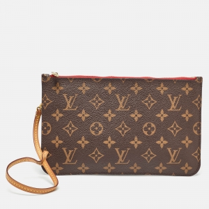 Louis Vuitton Monogram Canvas Neverfull Clutch