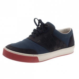 Louis Vuitton Two Tone Leather and Suede Sneakers Size 41