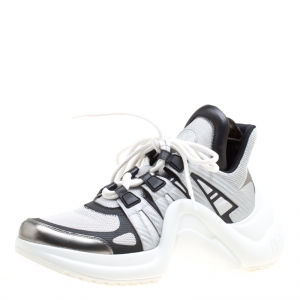 Louis Vuitton Multicolor Nylon and Leather Archlight Sneakers Size 39
