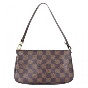 Pre Owned Louis Vuitton Damier Ebene Canvas Pochette Accessoires
