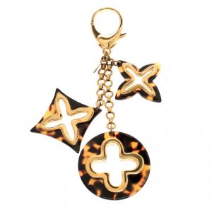 مملوكة مسبقًا Louis Vuitton Brown Resin Gold Tone Bag Charm