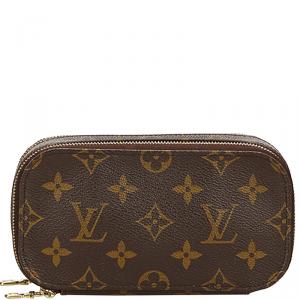 مملوكة مسبقًا Louis Vuitton Monogram Canvas Trousse Blush Cosmetic Case PM