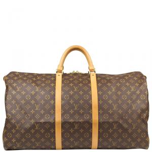 Louis Vuitton Monogram Canvas Keepall 60 Bag