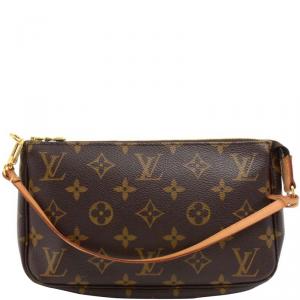 Pre Owned Louis Vuitton Monogram Canvas Pochette Accessoires