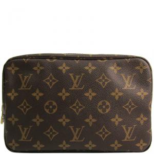 Pre Owned Louis Vuitton Monogram Canvas Trousse Toilette 23 Cosmetic Case