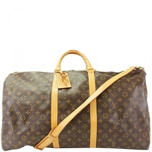 Louis Vuitton Monogram Canvas Keepall Bandouliere 60 Bag