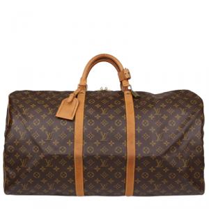 Pre Owned Louis Vuitton Monogram Canvas Keepall 60 Bag