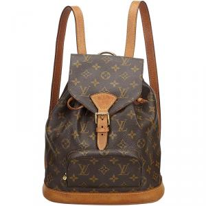 Pre Owned  Louis Vuitton Monogram Montsouris MM Backpack