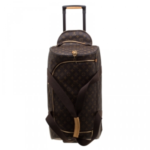 Louis Vuitton Brown Monogram Canvas Neo Eole 55 Rolling Luggage