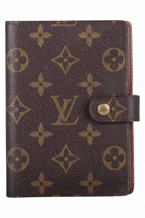 Pre Owned Louis Vuitton Monogram Canvas Small Ring Agenda Cover