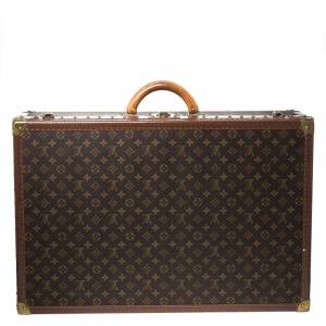 Pre Owned Louis Vuitton Monogram Canvas Alzer 70 Luggage Trunk