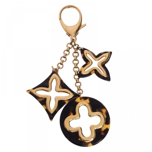 Pre Owned Louis Vuitton Brown Ecaille Insolence Bag Charm