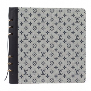 Pre Owned Louis Vuitton Grey Mini Lin Agenda