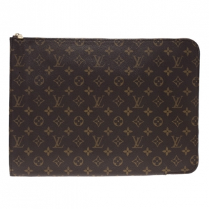 مملوكة مسبقًا Louis Vuitton Monogram Poche Documents Portfolio Case