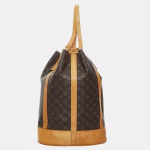 Pre Owned   Louis Vuitton Brown Monogram Randonnee GM