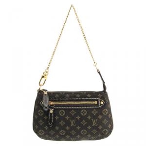 مملوكة مسبقًا Louis Vuitton Fusain Monogram Idylle Mini Pochette Accessoires